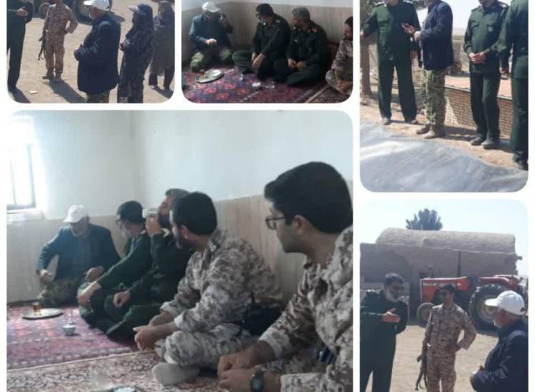🔰دیدار و سرکشی فرمانده محترم ناحیه مقاومت بسیج سبزوار با اهالی روستای چاه ستاره در منطقه عشایری بخش روداب و فرمانده پایگاه عشایری چاه ستاره و شنیدن مشکلات اهالی روستا ناحیه سبزوار، خراسان رضوی
