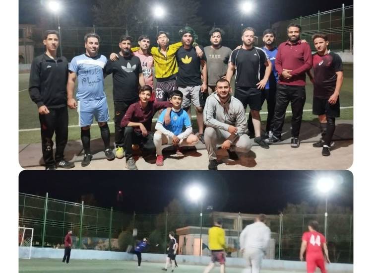 برگزاری مسابقات فوتبال به مناسبت هفته دفاع مقدس توسط بسیجیان پایگاه بسیج علی ابن ابیطالب ع 