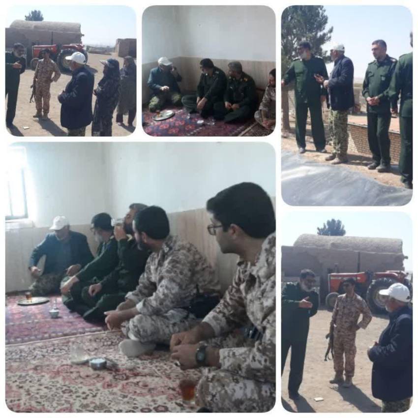 🔰دیدار و سرکشی فرمانده محترم ناحیه مقاومت بسیج سبزوار با اهالی روستای چاه ستاره در منطقه عشایری بخش روداب و فرمانده پایگاه عشایری چاه ستاره و شنیدن مشکلات اهالی روستا ناحیه سبزوار، خراسان رضوی